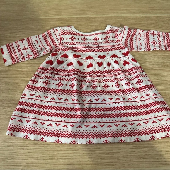 Old Navy Baby Girl Red & White Valentines Dress 0-3 Months - Picture 6 of 6